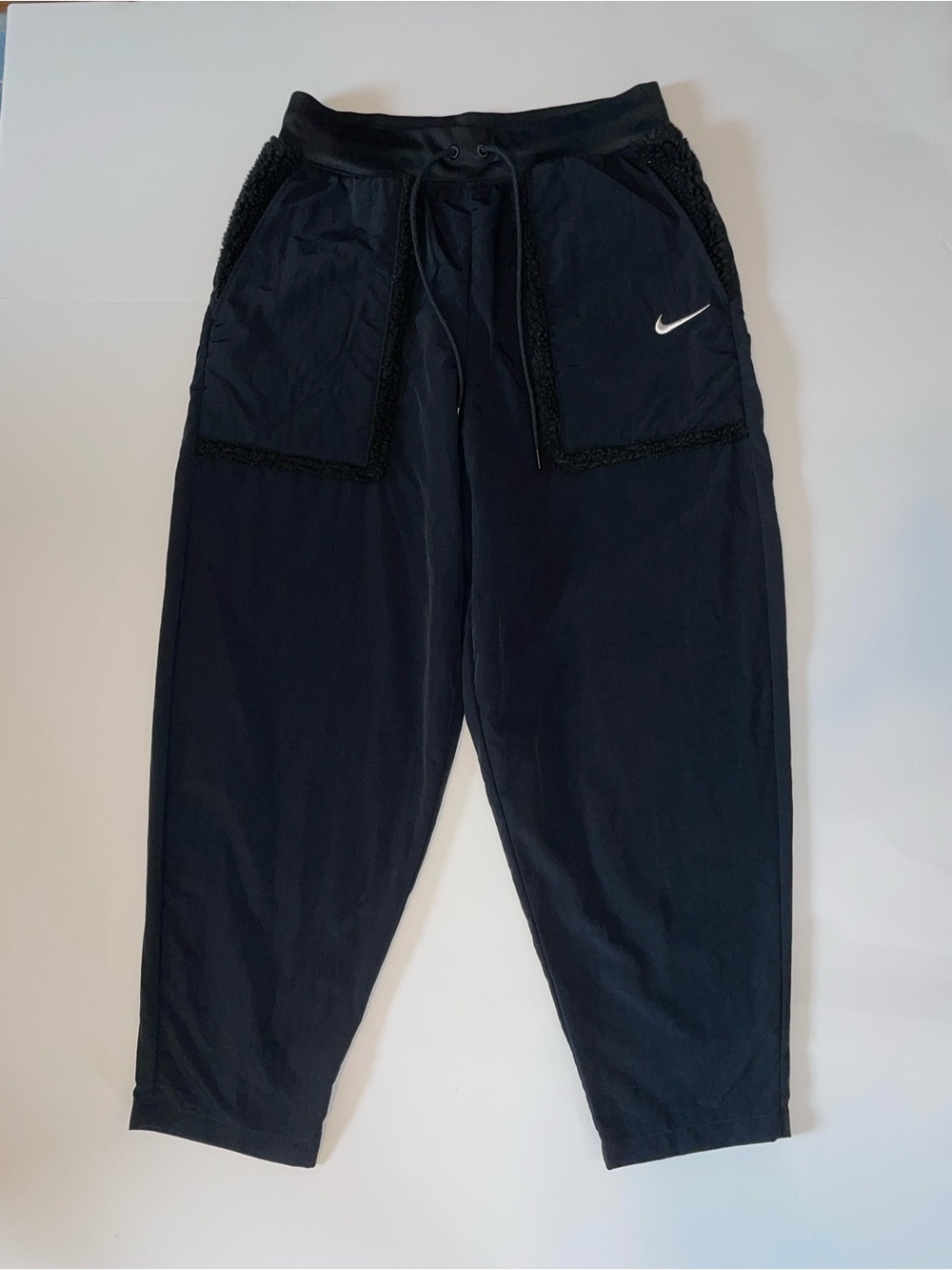 Nike Sportswear Essential Women's Woven High-Rise Curve Pants Black DQ6809-010 M